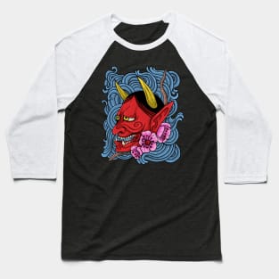 hannya mask Baseball T-Shirt